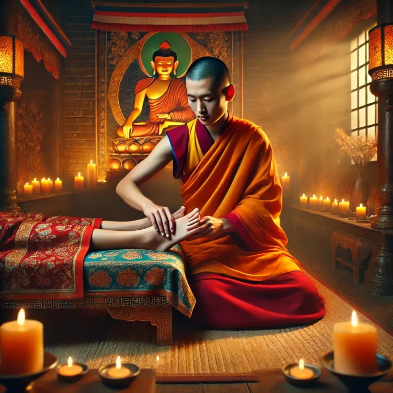 Tybetański masaż stóp